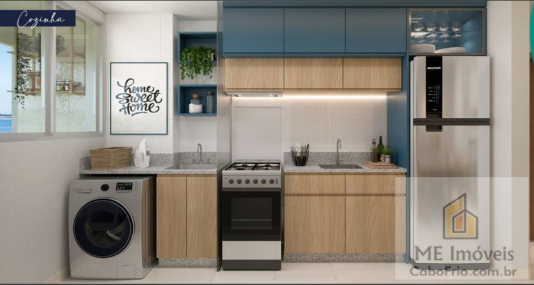 Imagem Apartamento com 2 Quartos à Venda, 55 m² em Baixo Grande - São Pedro Da Aldeia