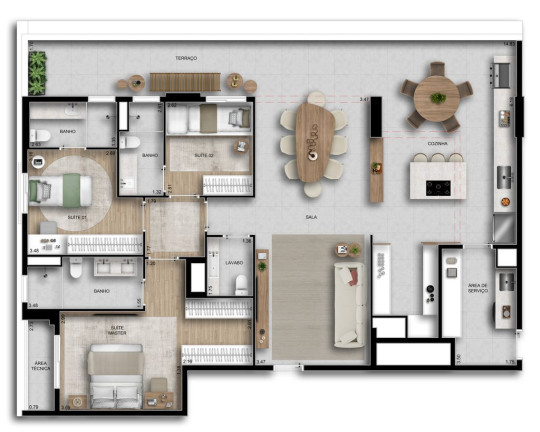 Imagem Apartamento com 3 Quartos à Venda, 150 m² em Vila Clementino - São Paulo