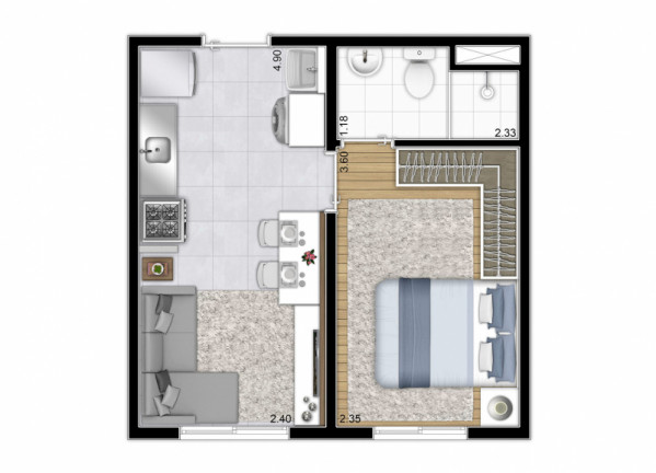 Imagem Apartamento com 1 Quarto à Venda, 26 m² em Barra Funda - São Paulo Imagem Apartamento com 1 Quarto à Venda, 26 m² em Barra Funda - São Paulo