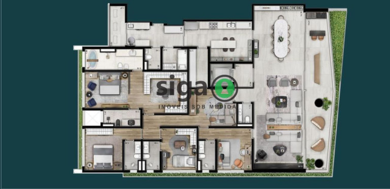 Imagem Apartamento com 4 Quartos à Venda, 322 m² em Jardins - São Paulo