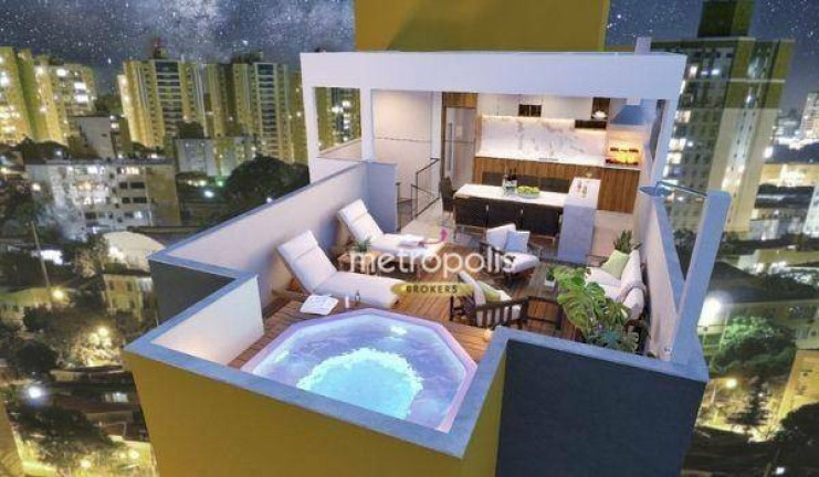 Cobertura com 2 Quartos à Venda, 101 m² em Jardim - Santo André