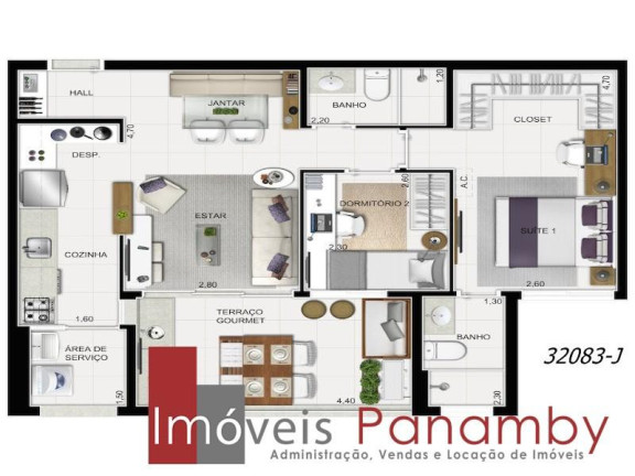 Imagem Apartamento com 2 Quartos à Venda, 88 m² em Vila Suzana - São Paulo