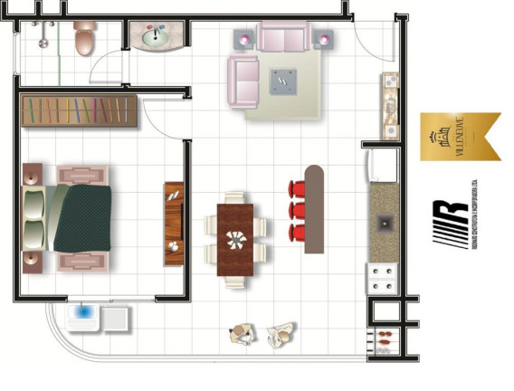 Imagem Apartamento com 1 Quarto à Venda, 1.083 m² em Vila Olegário Pinto - Caldas Novas Imagem Apartamento com 1 Quarto à Venda, 1.083 m² em Vila Olegário Pinto - Caldas Novas