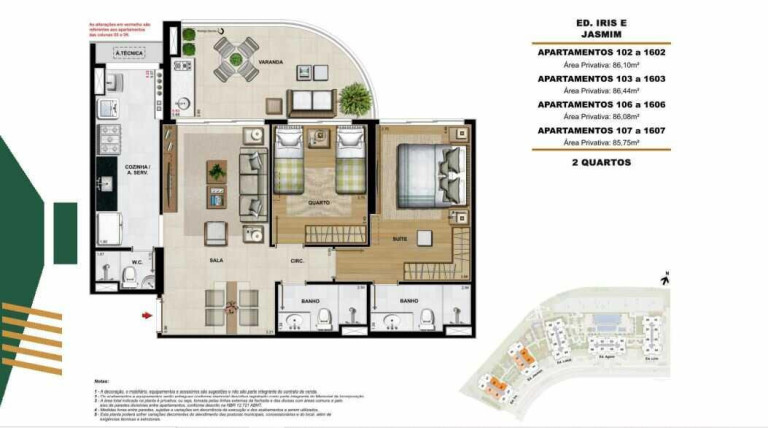 Imagem Apartamento com 2 Quartos à Venda, 88 m² em Barra Da Tijuca - Rio De Janeiro