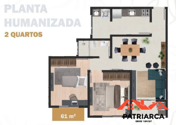Imagem Apartamento com 3 Quartos à Venda, 61 m² em Jardim Dos Calegaris - Paulínia Imagem Apartamento com 3 Quartos à Venda, 61 m² em Jardim Dos Calegaris - Paulínia