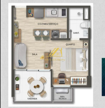 Imagem Imóvel com 1 Quarto à Venda, 34 m² em Pituba - Salvador Imagem Imóvel com 1 Quarto à Venda, 34 m² em Pituba - Salvador