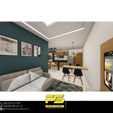 Imagem Apartamento com 2 Quartos à Venda, 55 m² em Brisamar - João Pessoa