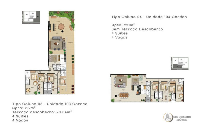 Imagem Apartamento com 4 Quartos à Venda, 212 m² Imagem Apartamento com 4 Quartos à Venda, 212 m²