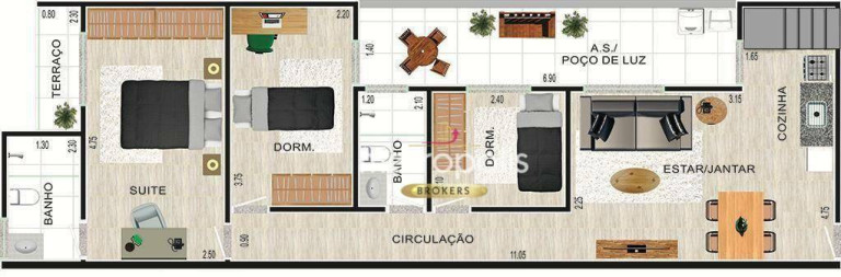 Imagem Cobertura com 3 Quartos à Venda, 133 m² em Paraíso - Santo André Imagem Cobertura com 3 Quartos à Venda, 133 m² em Paraíso - Santo André