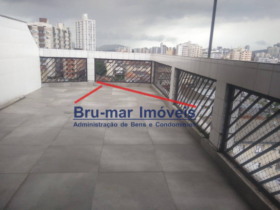 Cobertura com 3 Quartos à Venda, 123 m² em Macuco - Santos