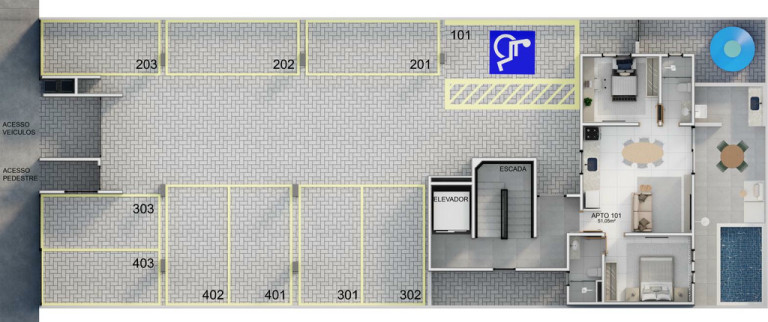Imagem Apartamento com 2 Quartos à Venda, 78 m² em Jardim Cidade Universitária - João Pessoa