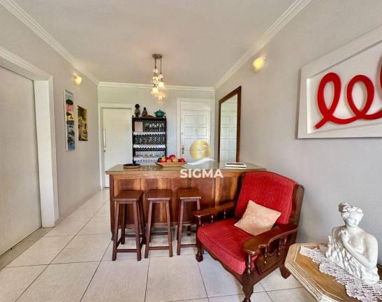 Imagem Apartamento com 2 Quartos à Venda, 90 m² em Pitangueiras - Guarujá