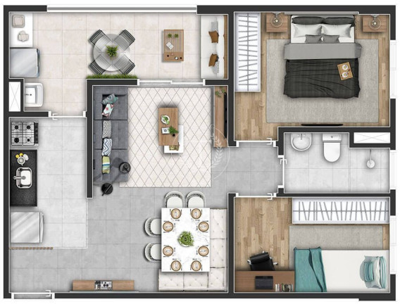 Imagem Apartamento com 1 Quarto à Venda, 42 m² em São Paulo