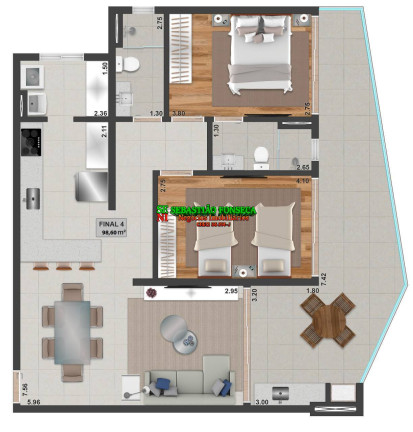 Imagem Apartamento com 2 Quartos à Venda, 98 m² em Indaiá - Caraguatatuba Imagem Apartamento com 2 Quartos à Venda, 98 m² em Indaiá - Caraguatatuba