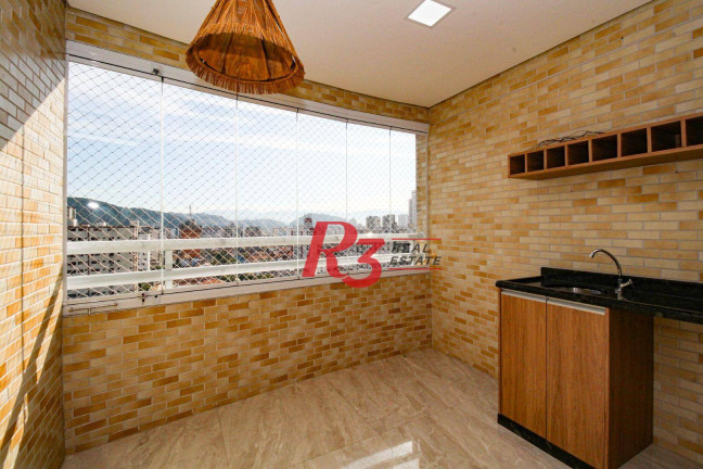 Apartamento com 3 Quartos à Venda, 98 m² em José Menino - Santos