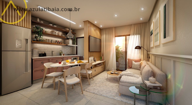 Imagem Apartamento com 2 Quartos à Venda, 60 m² em Alvinópolis - Atibaia
