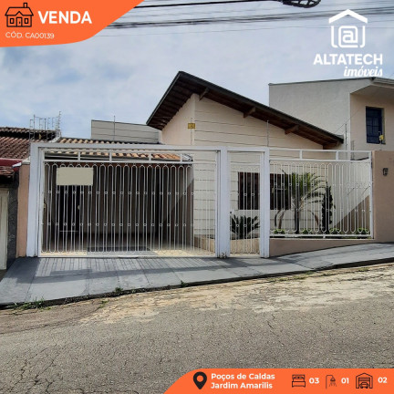 Casa com 3 Quartos à Venda, 263 m² em Amaryllis - Poços De Caldas