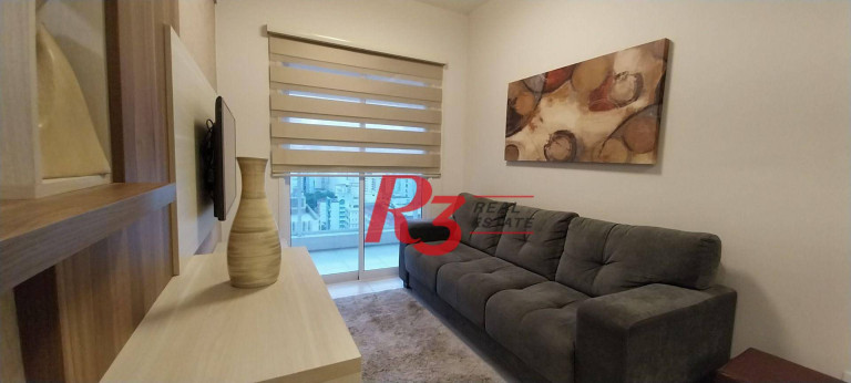 Imagem Apartamento com 1 Quarto para Alugar, 50 m² em Gonzaga - Santos Imagem Apartamento com 1 Quarto para Alugar, 50 m² em Gonzaga - Santos