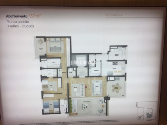Imagem Apartamento com 3 Quartos à Venda, 157 m² em Moema - São Paulo Imagem Apartamento com 3 Quartos à Venda, 157 m² em Moema - São Paulo