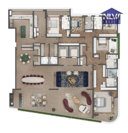 Apartamento com 5 Quartos à Venda, 493 m² em Indianópolis - São Paulo