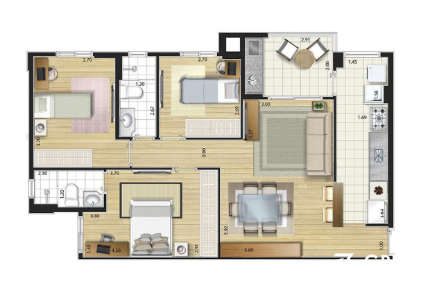 Imagem Apartamento com 2 Quartos à Venda, 70 m² em Centro - São Caetano Do Sul Imagem Apartamento com 2 Quartos à Venda, 70 m² em Centro - São Caetano Do Sul