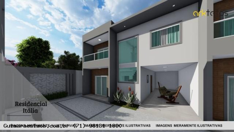 Imagem Casa com 3 Quartos à Venda, 152 m² em Recreio Ipitanga - Lauro De Freitas Imagem Casa com 3 Quartos à Venda, 152 m² em Recreio Ipitanga - Lauro De Freitas