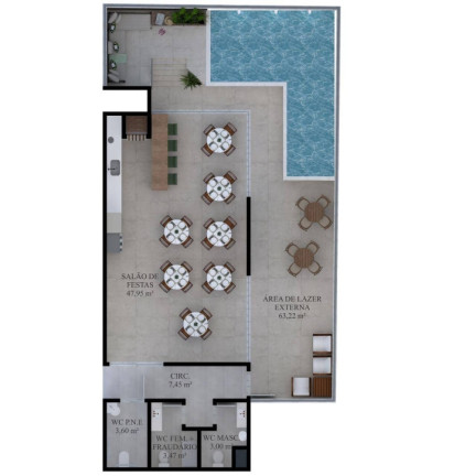 Imagem Apartamento com 2 Quartos à Venda, 66 m² em Gravata - Navegantes