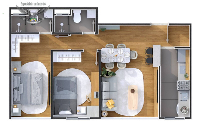 Imagem Apartamento com 2 Quartos à Venda,  em Quarenta Horas (coqueiro) - Ananindeua