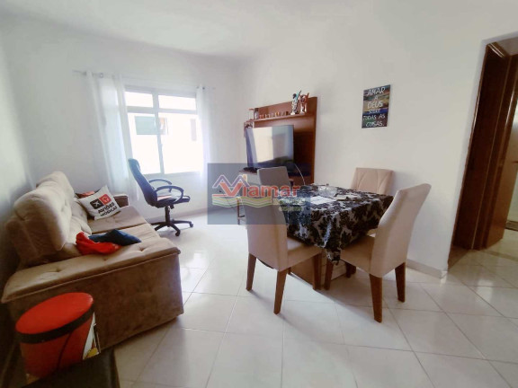Imagem Apartamento com 1 Quarto à Venda, 50 m² em Astúrias - Guarujá