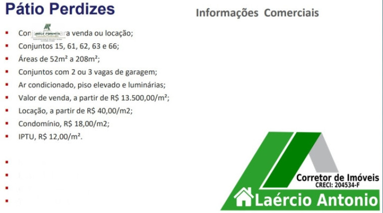 Imagem Imóvel Comercial à Venda, 52 m² em Perdizes - São Paulo Imagem Imóvel Comercial à Venda, 52 m² em Perdizes - São Paulo