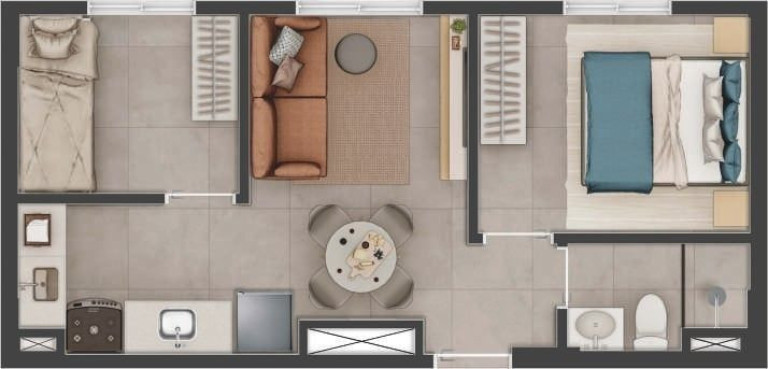 Imagem Apartamento com 2 Quartos à Venda, 33 m² em Nossa Senhora Do ó - São Paulo