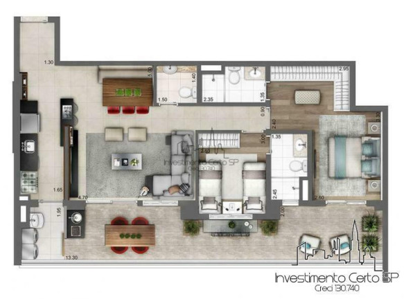 Imagem Apartamento com 3 Quartos à Venda, 103 m² em Vila Gumercindo - São Paulo Imagem Apartamento com 3 Quartos à Venda, 103 m² em Vila Gumercindo - São Paulo