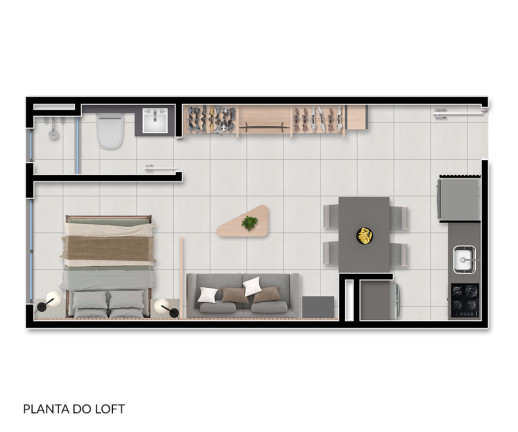 Imagem Apartamento com 2 Quartos à Venda, 44 m² em Lomba Do Pinheiro - Porto Alegre