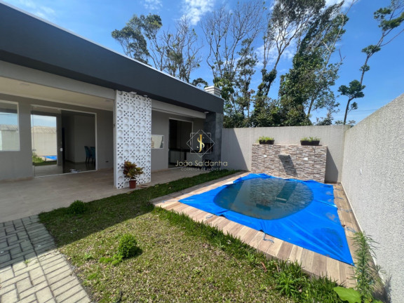 Imagem Casa com 3 Quartos para Temporada, 100 m² em Balneário Eliane - Guaratuba