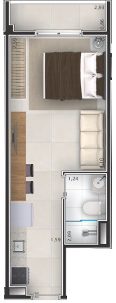 Imagem Apartamento com 1 Quarto à Venda, 37 m² em Saúde - São Paulo