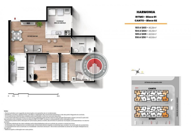 Imagem Apartamento com 2 Quartos à Venda, 49 m² em Edson Passos - Mesquita Imagem Apartamento com 2 Quartos à Venda, 49 m² em Edson Passos - Mesquita