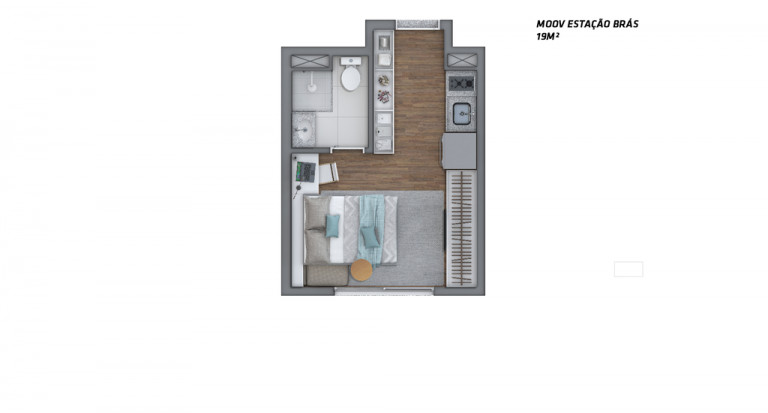 Imagem Apartamento com 2 Quartos à Venda, 35 m² em Brás - São Paulo