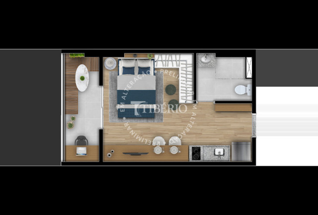 Imagem Imóvel com 1 Quarto à Venda, 24 m² em Mooca - São Paulo