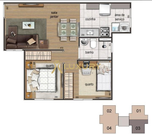 Imagem Imóvel com 2 Quartos à Venda, 54 m² em Diamante (barreiro) - Belo Horizonte