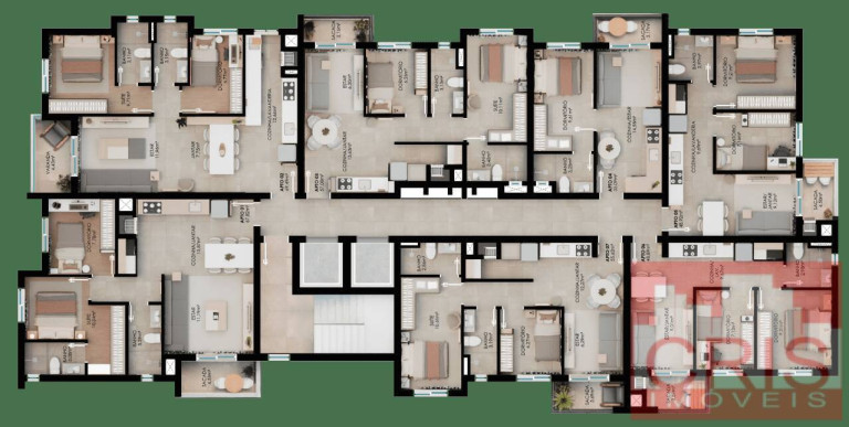 Imagem Apartamento com 2 Quartos à Venda, 67 m² em Borgo - Bento Gonçalves