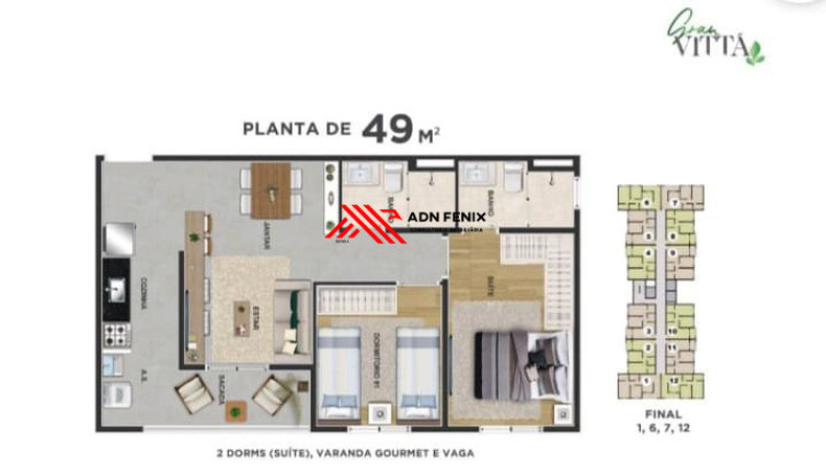 Imagem Apartamento com 2 Quartos à Venda, 47 m² em Vila Augusta - Guarulhos Imagem Apartamento com 2 Quartos à Venda, 47 m² em Vila Augusta - Guarulhos