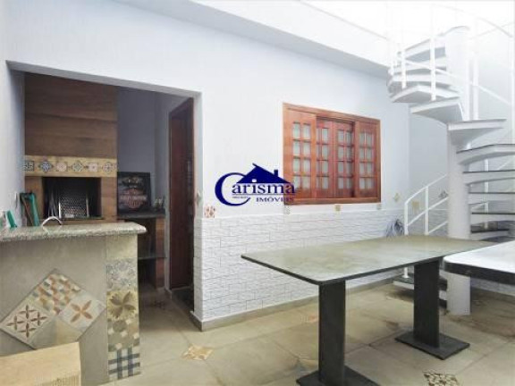 Imagem Sobrado com 3 Quartos para Alugar, 209 m² em Vila Camilópolis - Santo André