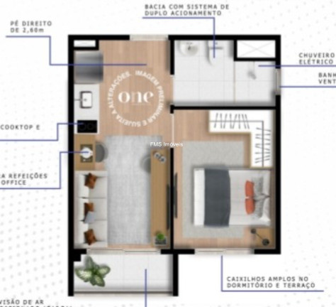 Imagem Imóvel com 1 Quarto à Venda, 28 m² em Jardim Das Acácias - São Paulo Imagem Imóvel com 1 Quarto à Venda, 28 m² em Jardim Das Acácias - São Paulo
