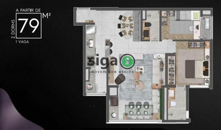 Imagem Apartamento com 3 Quartos à Venda, 79 m² em Butantã - São Paulo