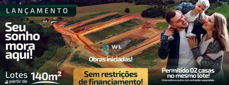 Terreno à Venda, 140 m² em Jardim Vista Alegre - Louveira