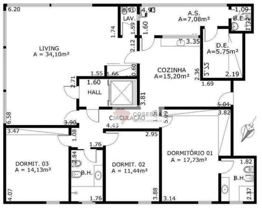 Imagem Apartamento com 3 Quartos à Venda, 145 m² em Itaim Bibi - São Paulo