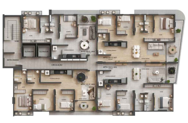 Imagem Cobertura com 3 Quartos à Venda, 167 m² em Tambaú - João Pessoa Imagem Cobertura com 3 Quartos à Venda, 167 m² em Tambaú - João Pessoa