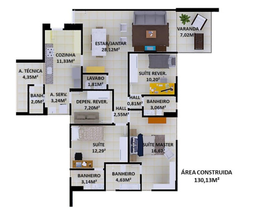 Imagem Apartamento com 1 Quarto à Venda, 136 m² em Fatima - Teresina