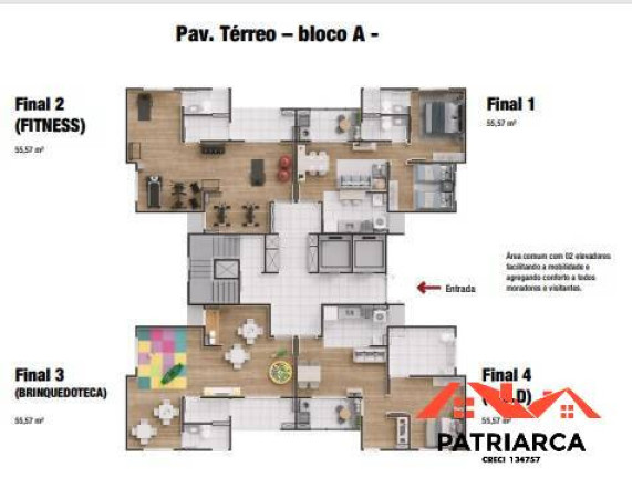 Imagem Apartamento com 2 Quartos à Venda, 55 m² em Jardim Do Bosque - Hortolândia Imagem Apartamento com 2 Quartos à Venda, 55 m² em Jardim Do Bosque - Hortolândia