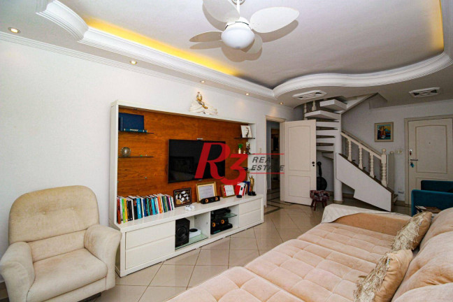 Imagem Cobertura com 3 Quartos à Venda, 271 m² em Gonzaga - Santos Imagem Cobertura com 3 Quartos à Venda, 271 m² em Gonzaga - Santos